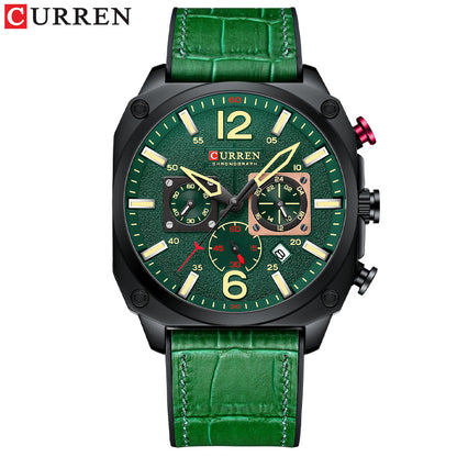 Reloj Curren MT08 Cronógrafo Verde