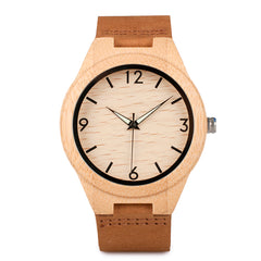 Reloj de madera natural marca Bobo Bird 703 para parejas